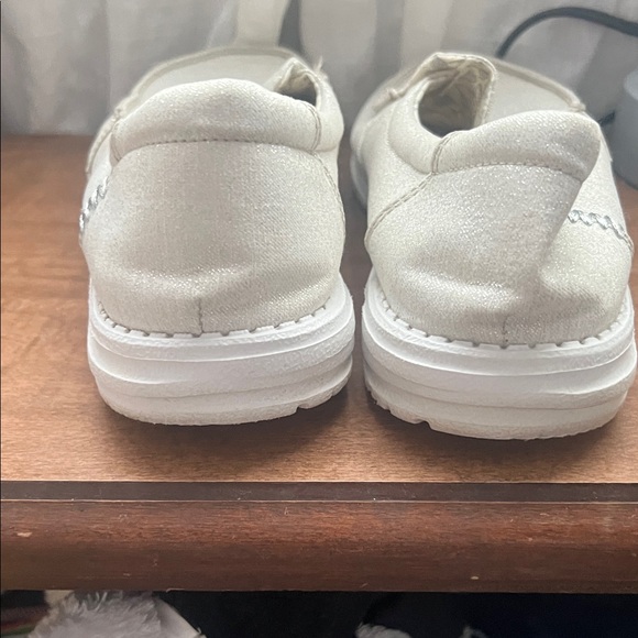 Hey Dude Light Beige Slip-On Shoes - Picture 2 of 4